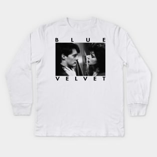 Blue Velvet - Retro Kids Long Sleeve T-Shirt
